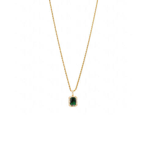 Sapphire Necklace Gold (Multi Color)