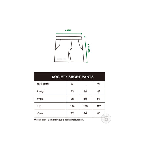 Society | Denim Short Black