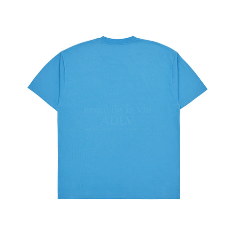 ADLV x LISA | Circle Wappen Basic Short Sleeve T-shirt Sky Blue